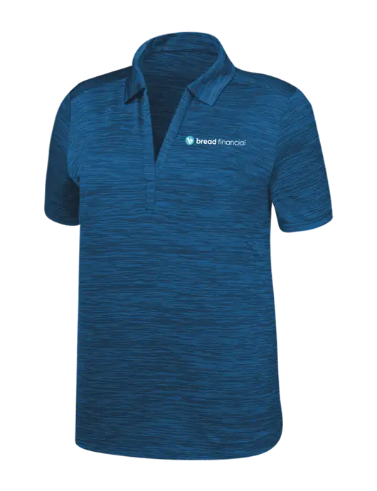 Callaway Womens Medium Slate Blue Broken Stripe w/Bread Financial Logo