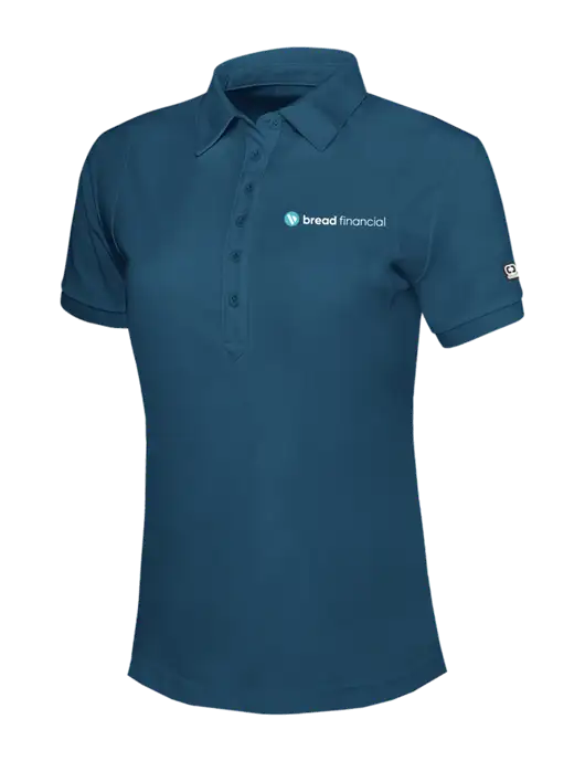 OGIO Womens Light Navy Jewel Polo w/Bread Financial Logo