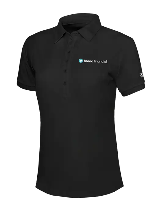 OGIO Womens Blacktop Jewel Polo w/Bread Financial Logo