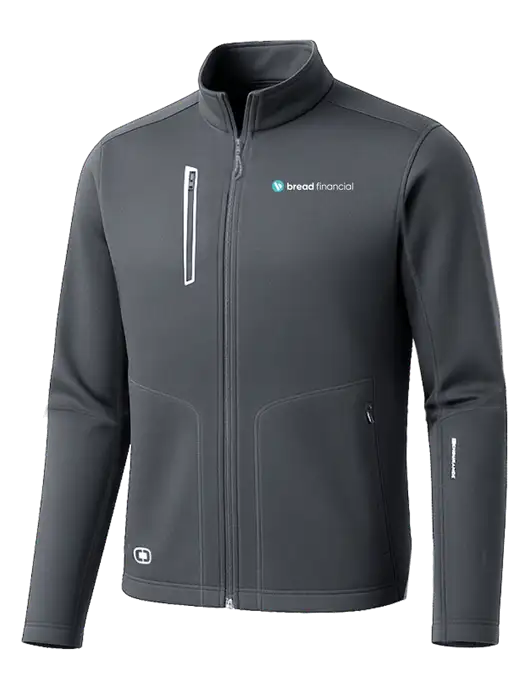 OGIO Dark Grey Endurance Fulcrum Full-Zip w/Bread Financial Logo
