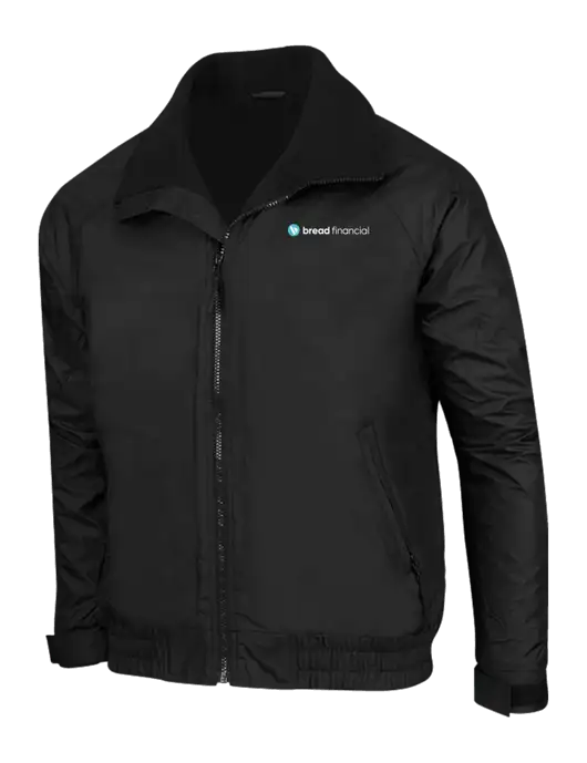 True Black/True Black Classic Competitor Jacket w/Bread Financial Logo