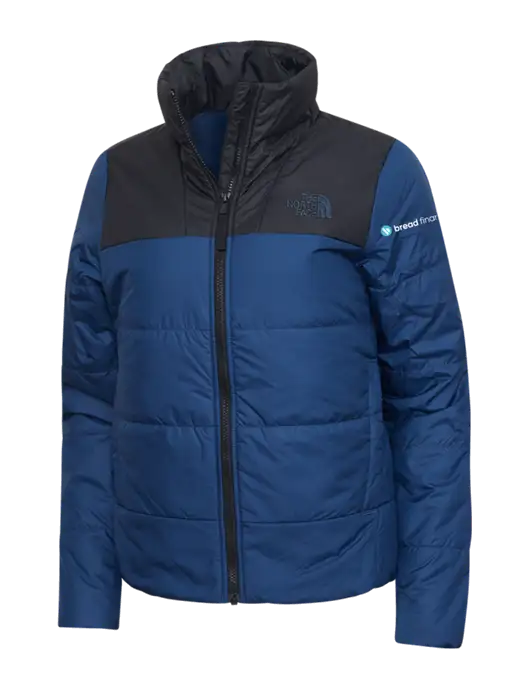 North Face Womens Navy Everyday Insulated Jacket w/Bread Financial Logo