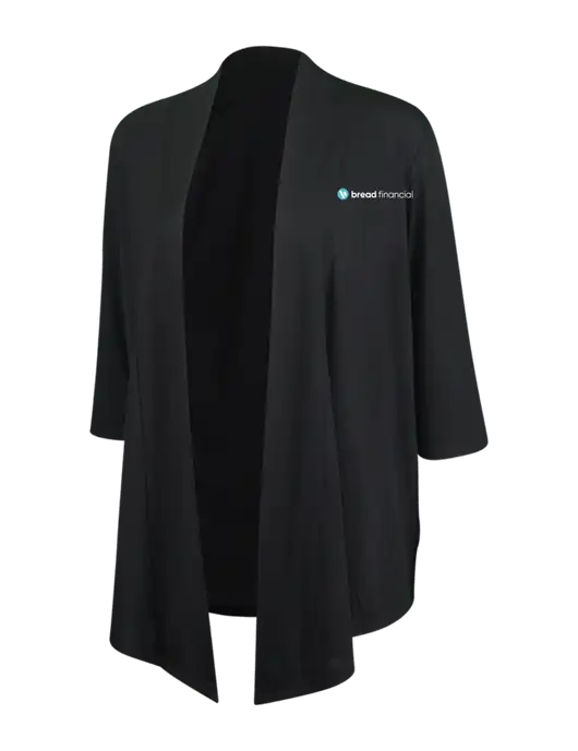 Black Womens Concept Shrug w/Bread Financial Logo