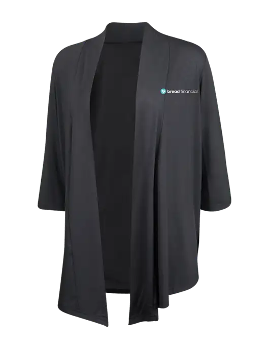 Grey Smoke Womens Concept Shrug w/Bread Financial Logo