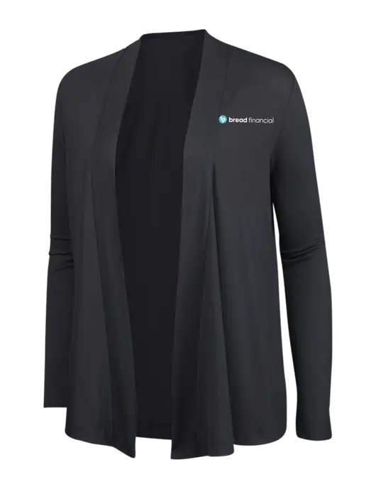 Smoke Grey Womens Concept Cardigan w/Bread Financial Logo