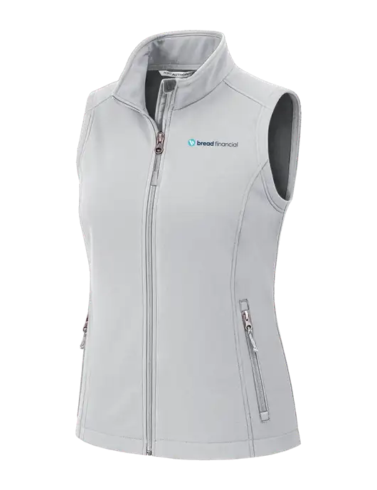 Marshmellow Womens Core Soft Shell Vest w/Bread Financial Logo