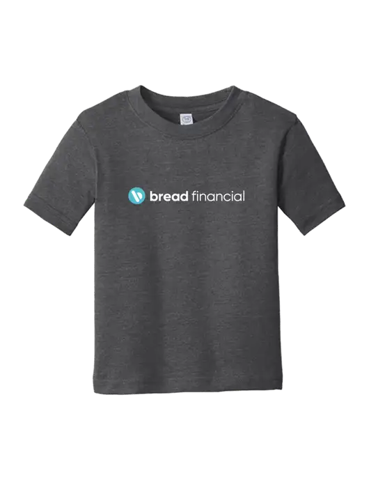 Rabbit Skins Vintage Smoke Toddler Fine Jersey Tee w/Bread Financial Logo