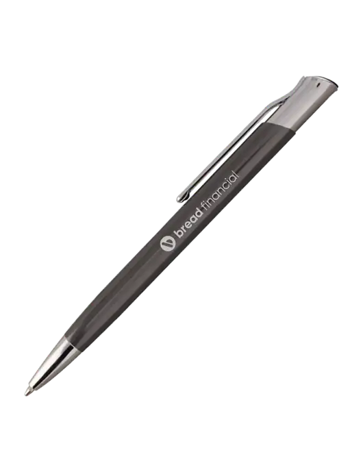 San Malo Gunmetal Pen - Black Ink w/Bread Financial Logo