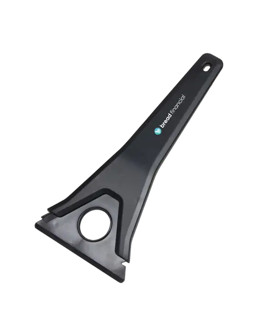 TriBlade Black Windshield Scraper w/Bread Financial Logo