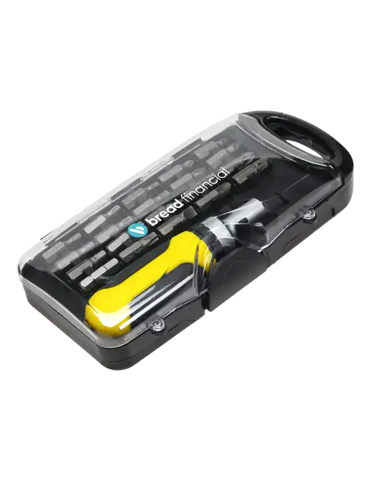 Artisan Black Screwdriver Set w/Bread Financial Logo
