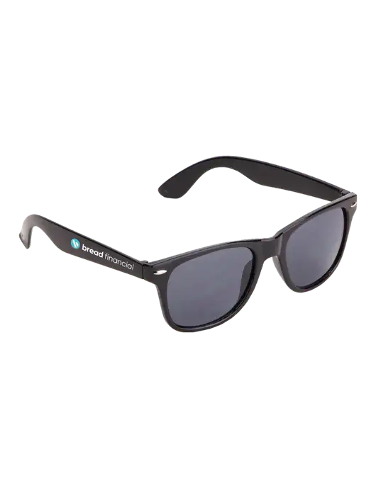 Daytona Black Sunglasses w/Bread Financial Logo
