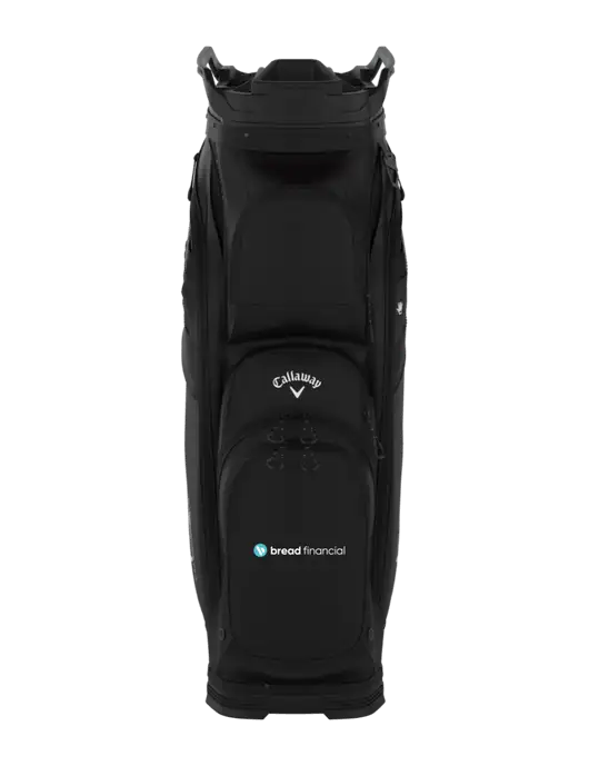 Callaway Org 14 Black Golf Bag  w/Bread Financial Logo
