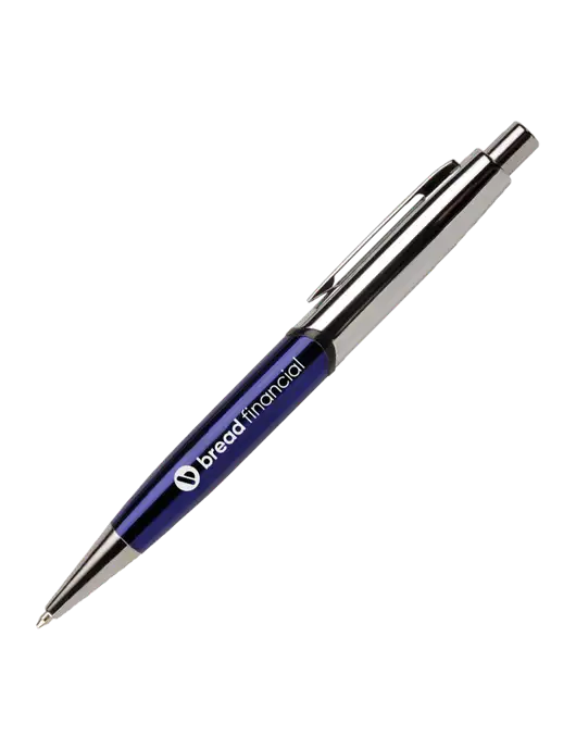 Chimera Blue Pen - Black Ink w/Bread Financial Logo