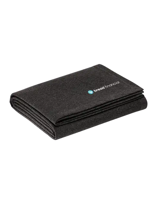Recycled Charcoal Heather Blanket w/Bread Financial Logo