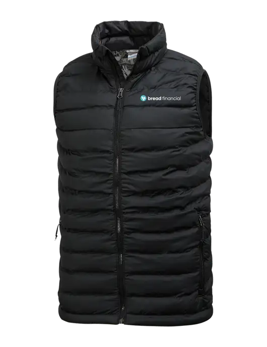 Columbia Black Powder Lite Vest w/Bread Financial Logo