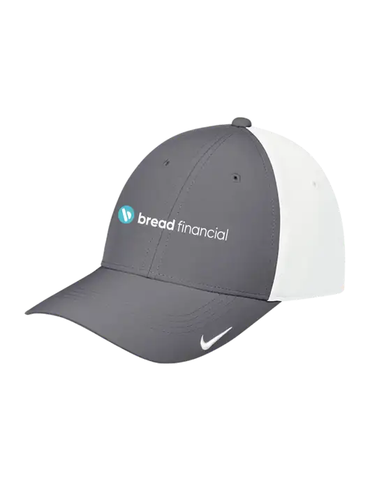 Nike Dark Grey/White Dri-FIT Legacy Cap w/Bread Financial Logo