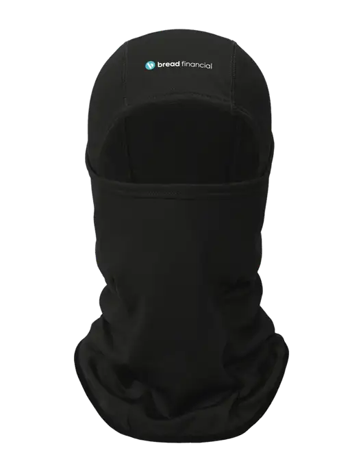 Black CornerStone Smooth Fleece Face Mask w/Bread Financial Logo
