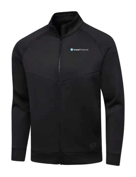 OGIO Black Endurance Modern Performance Full-Zip w/Bread Financial Logo