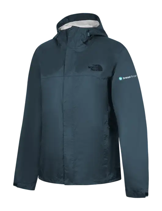 The North Face Navy DryVent Rain Jacket w/Bread Financial Logo