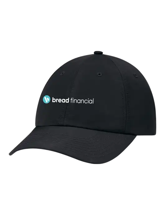 Richardson Relaxed Performance Lite Black Cap w/Bread Financial Logo