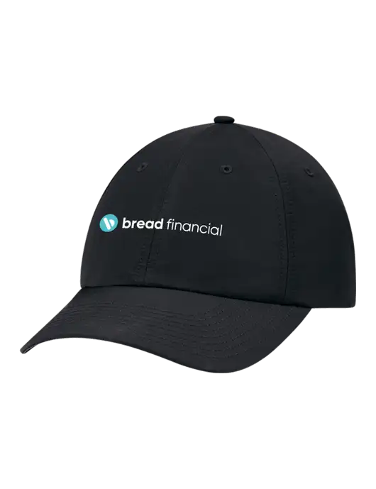 Richardson Relaxed Performance Lite Black Cap w/Bread Financial Logo