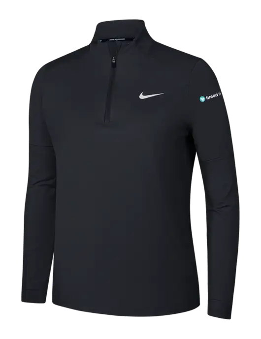 Nike Black Womens Dri-FIT Element 1/2-Zip Pullover w/Bread Financial Logo