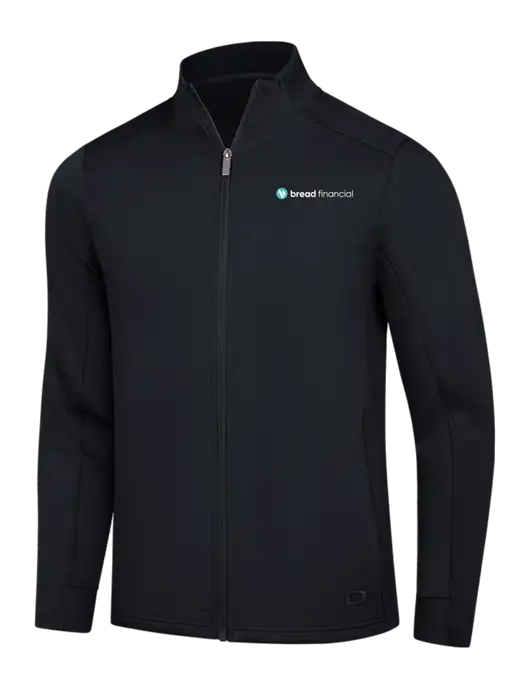 OGIO Black Transcend Full-Zip w/Bread Financial Logo