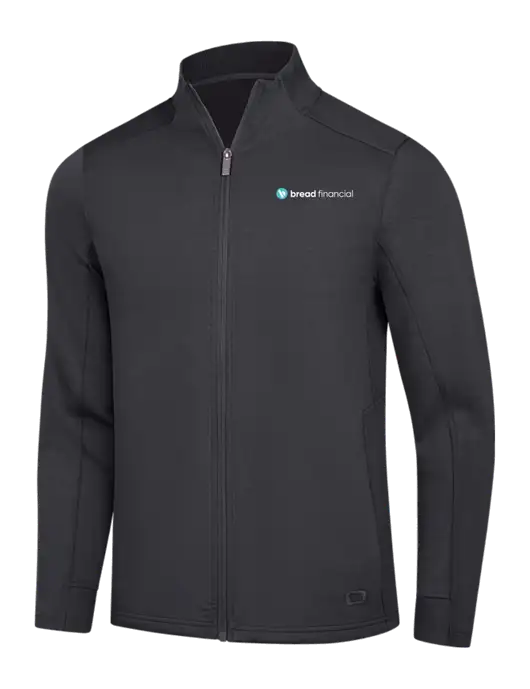 OGIO Dark Grey Transcend Full-Zip w/Bread Financial Logo