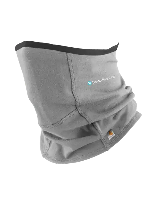 Carhartt Medium Grey Cotton Blend Filter Pocket Gaiter w/Bread Financial Logo