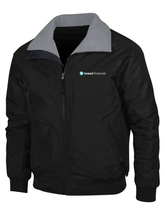 Black/Grey Classic Challenger Jacket w/Bread Financial Logo