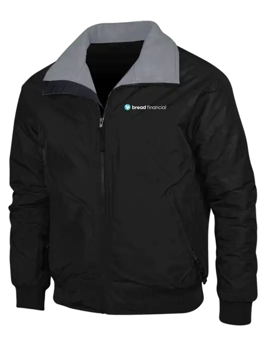 Black/Grey Classic Challenger Jacket w/Bread Financial Logo