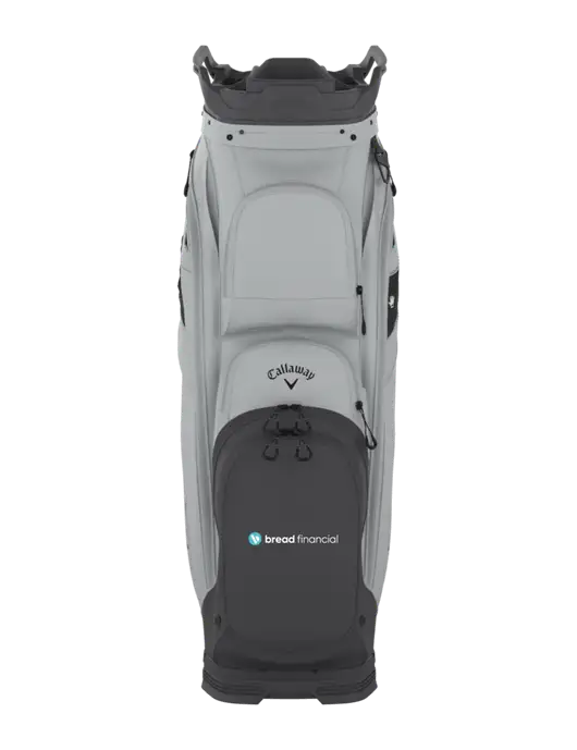 Callaway Org 14 Light Grey Golf Bag  w/Bread Financial Logo