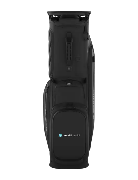 Callaway Fairway 14 Black Golf Bag w/Bread Financial Logo