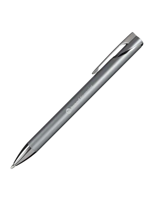 Dark Grey HyperNova Ballpoint Pen - Black Ink w/Bread Financial Logo