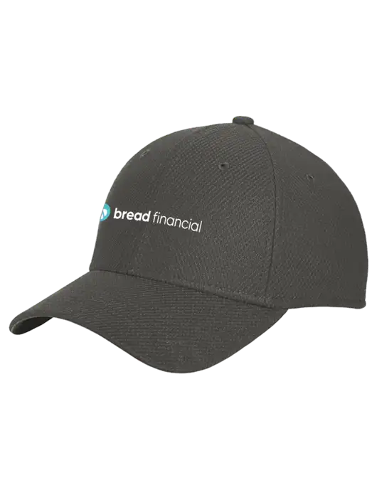 New Era Diamond Era Very Dark Grey Stretch Cap w/Bread Financial Logo