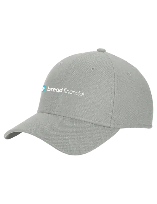 New Era Diamond Era Medium Grey Stretch Cap w/Bread Financial Logo