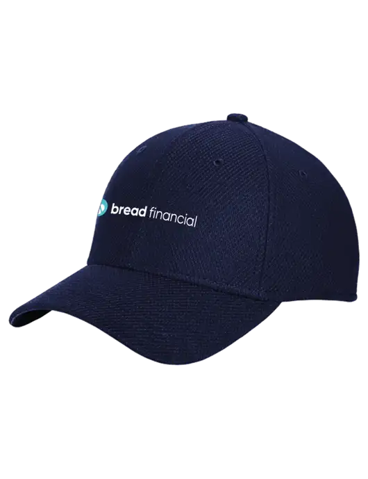 New Era Diamond Era Dark Navy Stretch Cap w/Bread Financial Logo