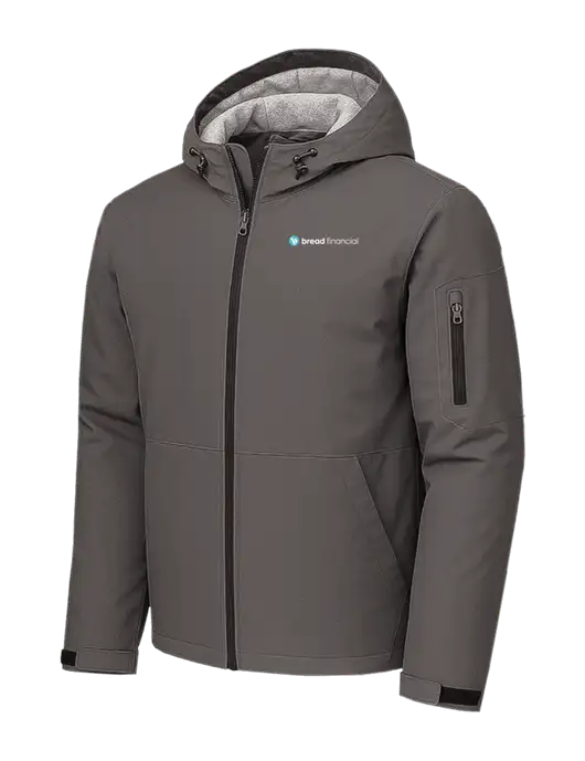 Waterproof Insulated Dark Grey Jacket w/Bread Financial Logo