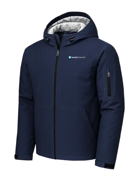 Waterproof Insulated Dark Navy Jacket w/Bread Financial Logo