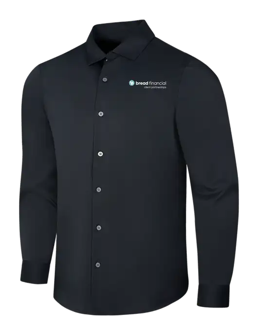 Black City Stretch Shirt w/Bread Financial Client Partnerships Logo