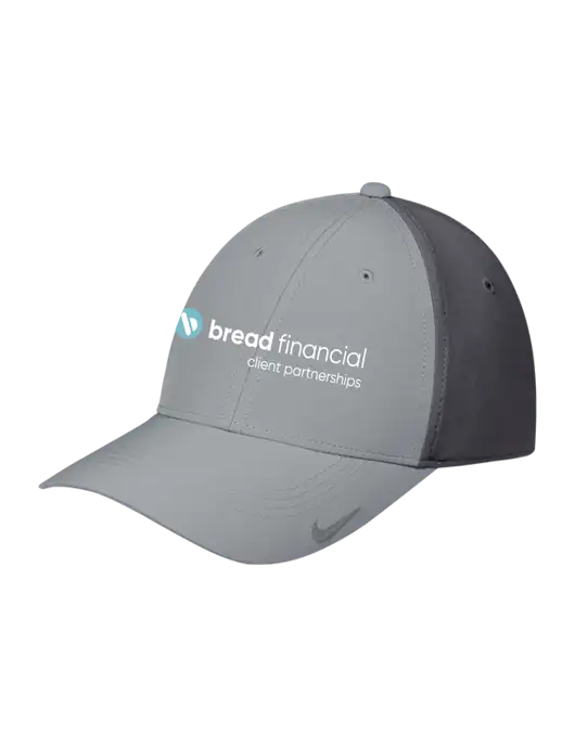 Nike Light Grey/Dark Grey Dri-FIT Legacy Cap w/Bread Financial Client Partnerships Logo