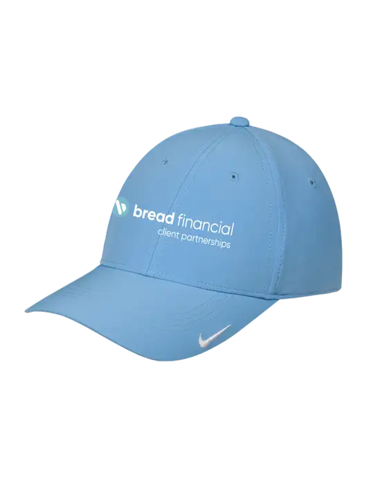 Nike Light Blue Dri-FIT Legacy Cap w/Bread Financial Client Partnerships Logo