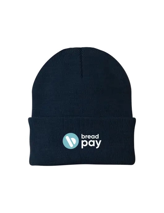 Navy Knit Cap w/Bread Pay Logo