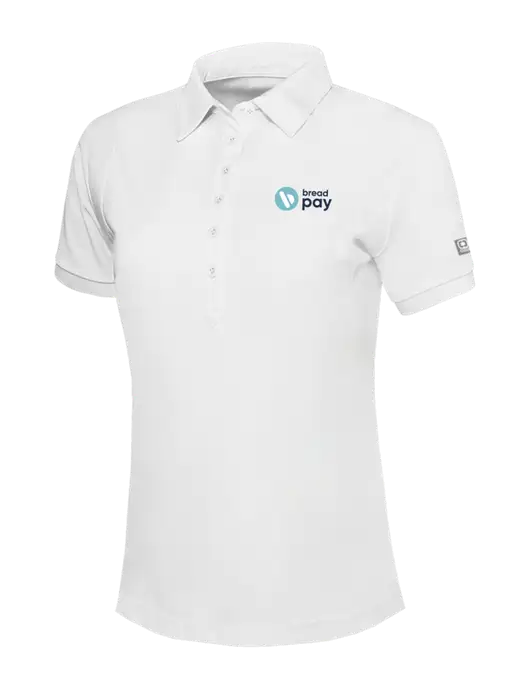 OGIO Womens Bright White Jewel Polo w/Bread Pay Logo