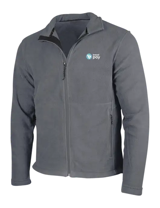 Medium Grey Fleece Jacket w/Bread Pay Logo