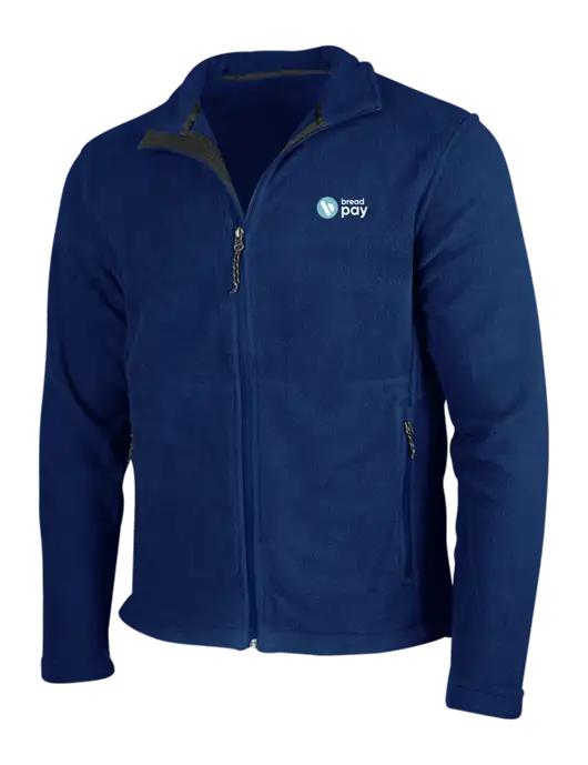 Navy Fleece Jacket w/Bread Pay Logo