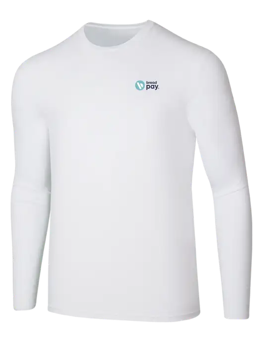 Seriously Soft White Long Sleeve T-Shirt w/Bread Pay Logo
