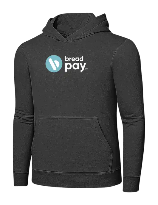 Charcoal 7.8 oz Ring Spun Hooded Sweatshirt w/Bread Pay Logo