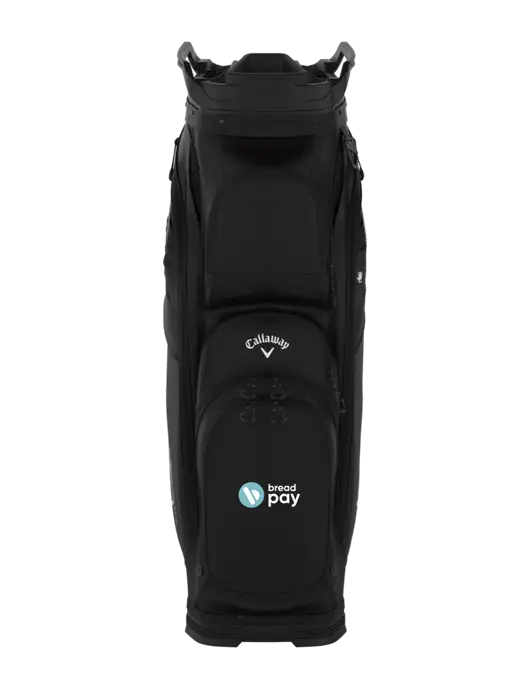 Callaway Org 14 Black Cart Golf Bag  w/Bread Pay Logo