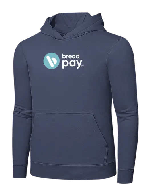 Steel Blue 7.8. oz Ring Spun Hooded Sweatshirt w/Bread Pay Logo